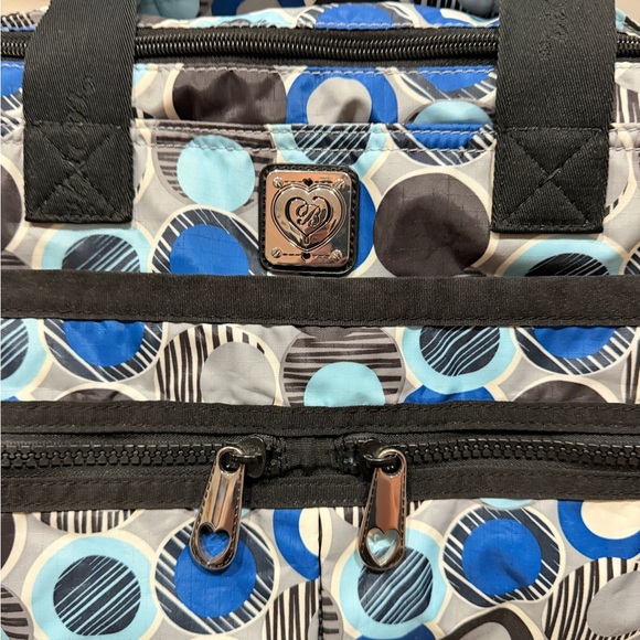 Brighton Interlok Lock It Super Tote W Zipper Pouch Lock W Keys Travel Bag - Picture 3 of 10